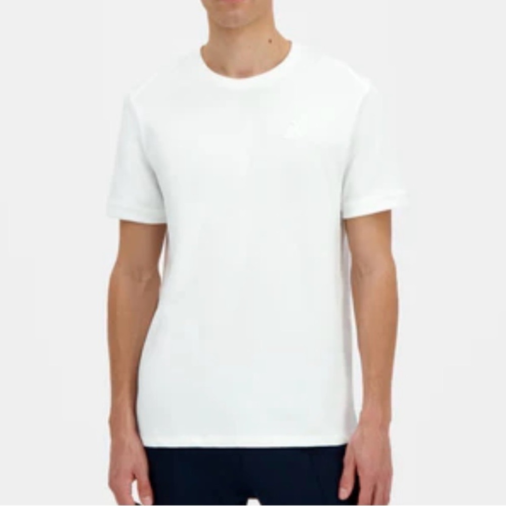 Le Coq Sportif White Short Sleeve Tee